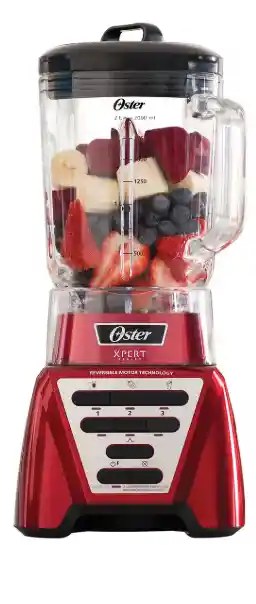 Licuadora Oster Xpert Series Blst3a-r2g 2 L Roja Con Vaso De Vidrio 110v