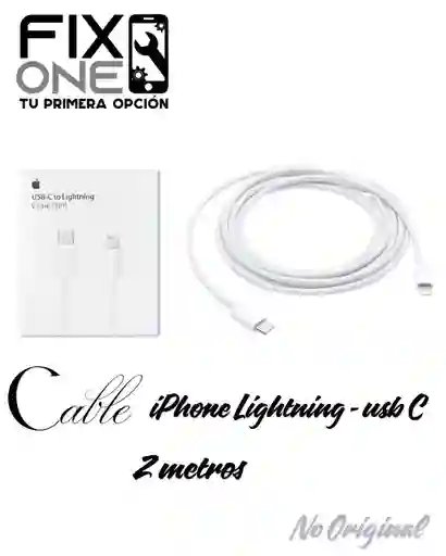 Iphone Cable De 2 Metros Tipo Original