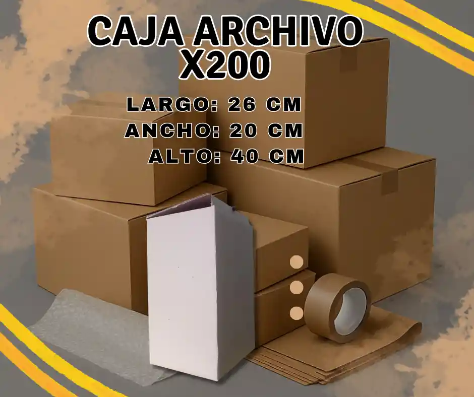Caja Archivo X 200 - 26x20x40