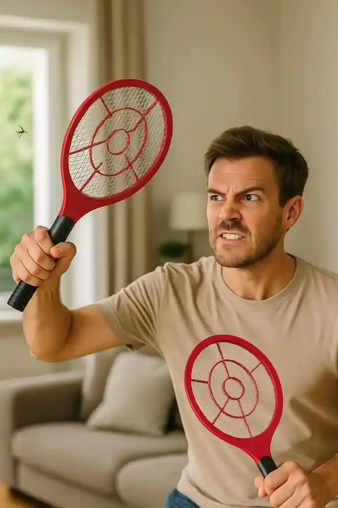 Raqueta Mata Zancudos A Pilas