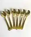 Set Cubiertos Dorados X18 Unds, Cubiertos De Lujo