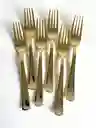 Set Cubiertos Dorados X18 Unds, Cubiertos De Lujo