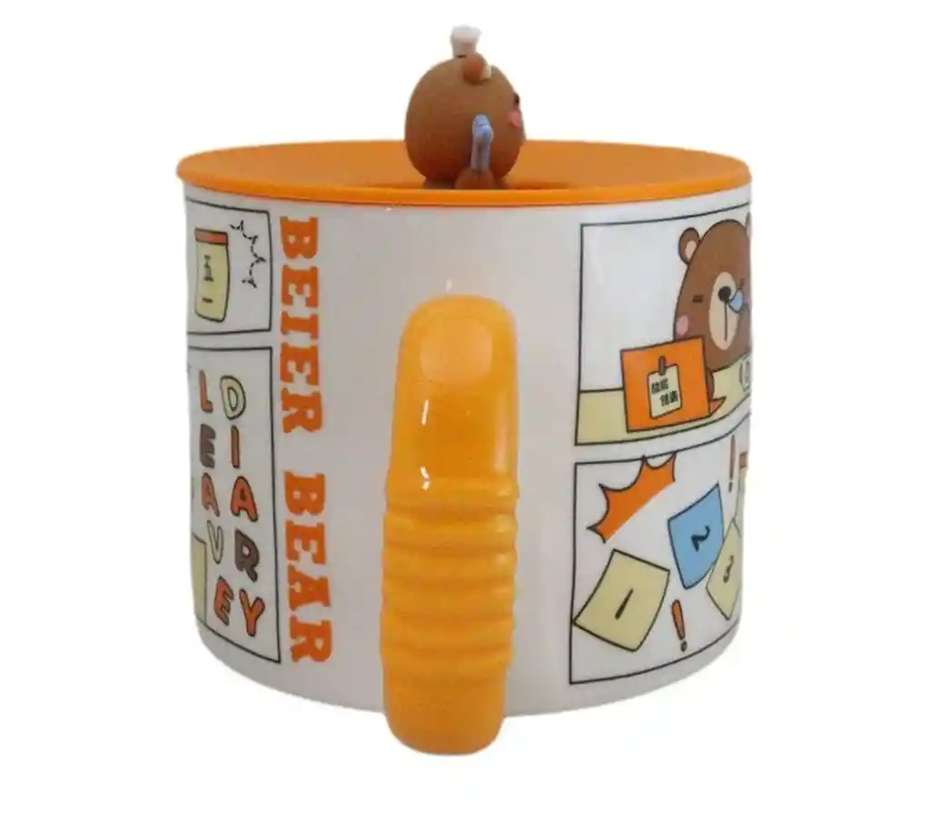 Mug De Osito Con Tapa De Silicona
