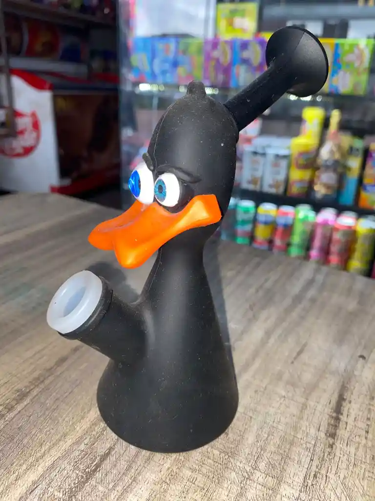 Bong Siliconado Del Pato Lucas