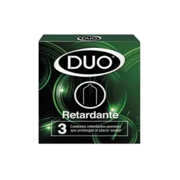 Condones Duo Retardante 3 Unidades