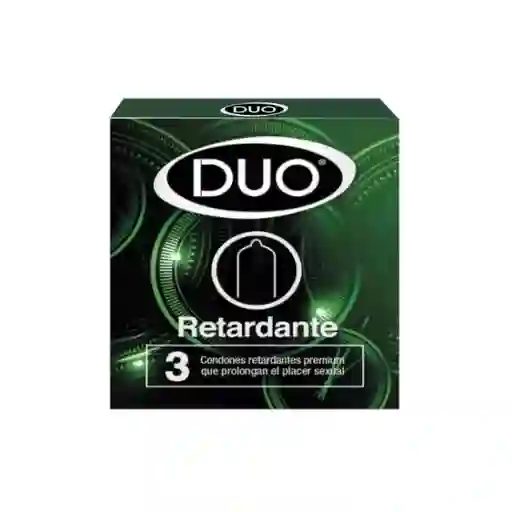 Condones Duo Retardante 3 Unidades