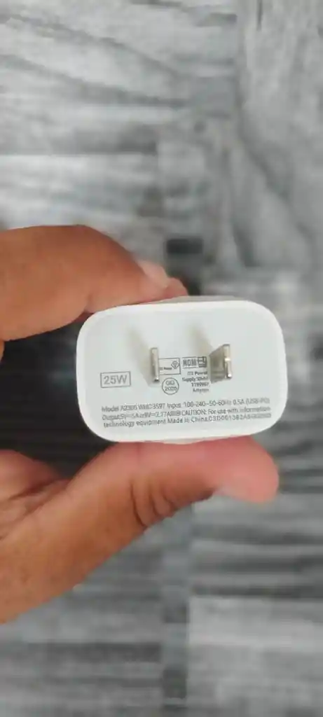 Cargador Completo Iphone 25w