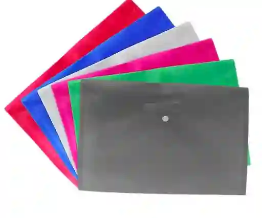 Carpeta Sobre De Boton, Carta - Horizontal