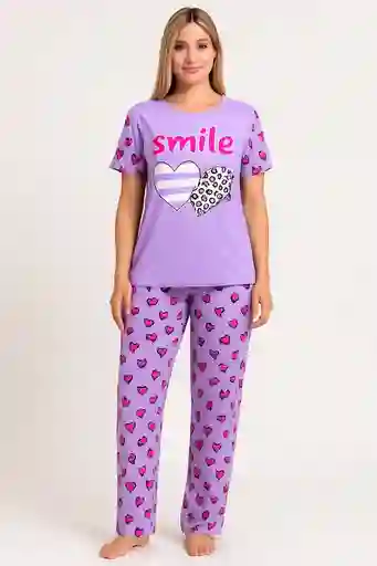 Pijama Dos Piezas Manga Corta Talla Unica