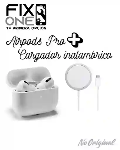 Airpods Pro + Cargador Inalambrico Tipo Original