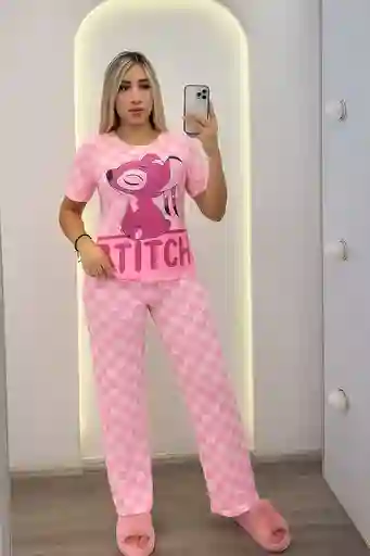 Pijama Dos Piezas Manga Corta Talla Unica