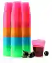 Copa 2 Onzas Desechable Cristal Colores