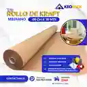 Rollo De Papel Kraft De 60 Cm X 10 Mts Largo - Empaques Y Embalajes