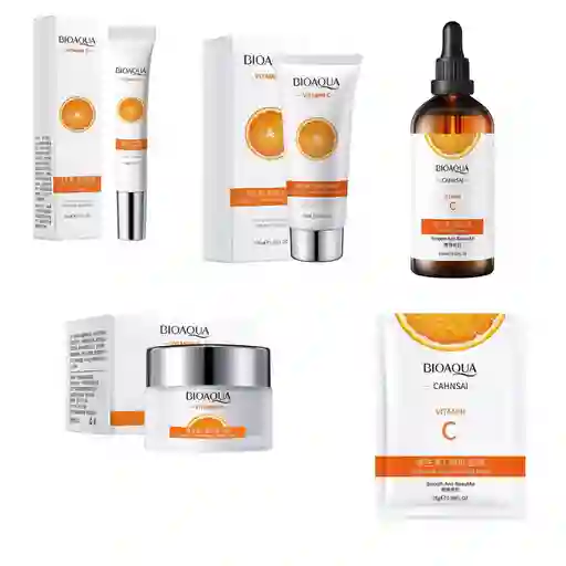 Kit Facial Vitamina C Bioaqua X5