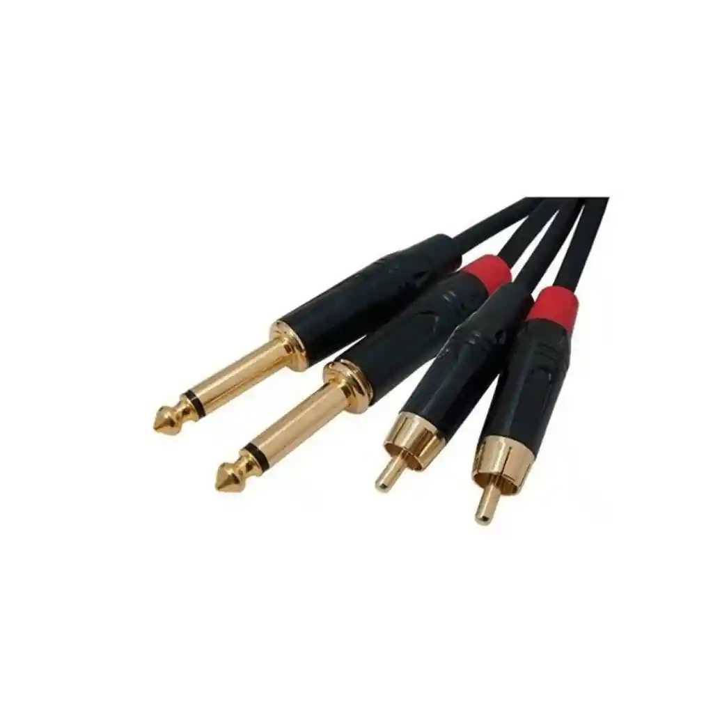 Cable 2 Rca A 2 1/4 2mt