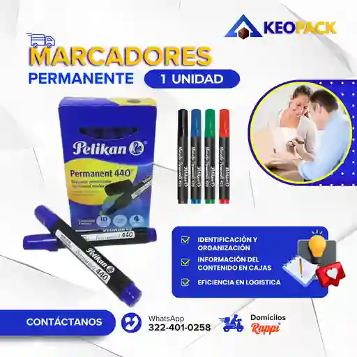Marcador Permanente 1 Und