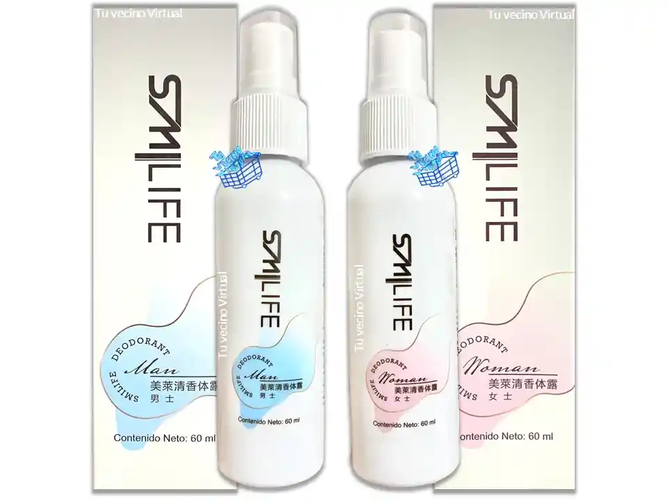 Desodorante Natural Hombre Y Mujer Hgw Smilife Neutro