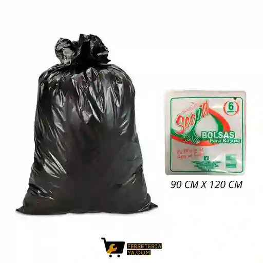 Bolsa De Basura Jumbo Gruesa 90 X 120 Cm