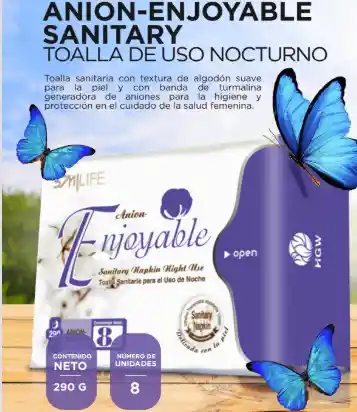 Desodorante Mujer Natural Hgw + Toallas Sanitarias Noche