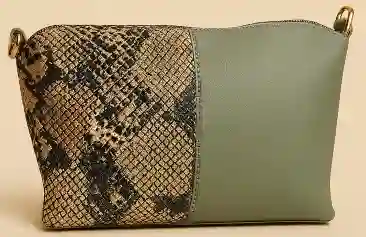 Bolso En Cuero Natural "sand And Stable Nomad"
