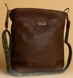 Bolso Cuero Natural C0n Textura