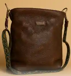 Bolso Cuero Natural C0n Textura