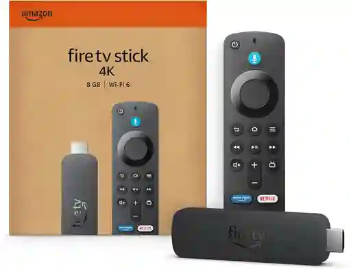 Amazon Fire Tv Stick 4k Dispositivo De Streaming Tv Gratis Y En Vivo