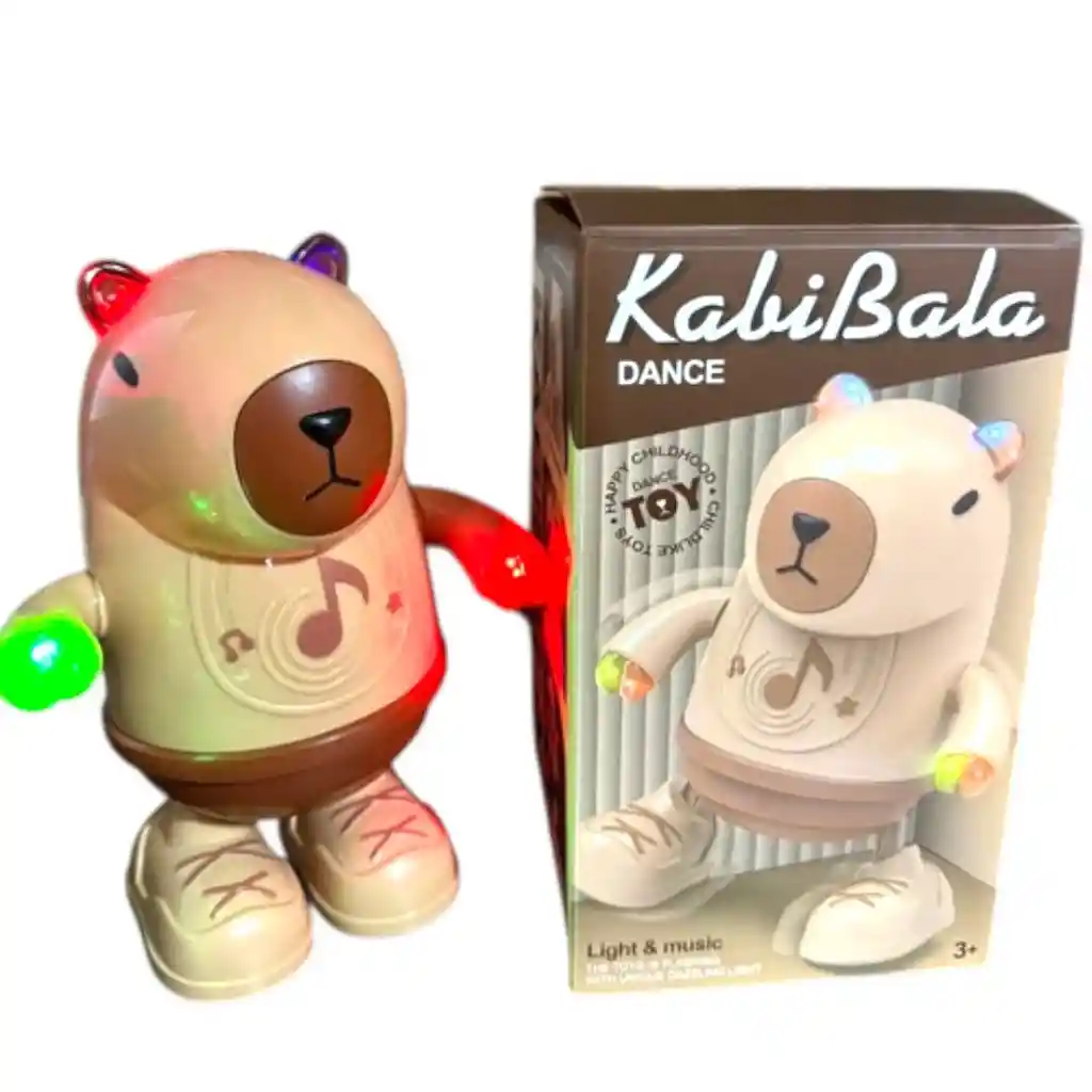 Muñeco De Capibara Bailarín Con Luz Y Sonido Movimiento