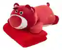 Peluche Lotso Tierno Con Cobija Viajera Suave