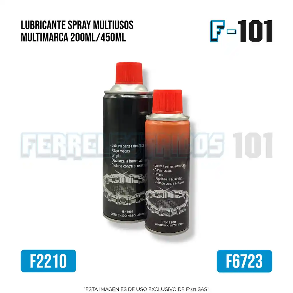 Lubricante Spray Multimarca 450 Ml