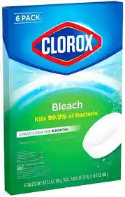 6 Pack Clorox Bleach - Tabletas Clorox