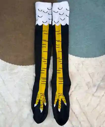 Medias Largas De Diseño Patas De Gallina / Gimnasio / Comodidad Y Moda