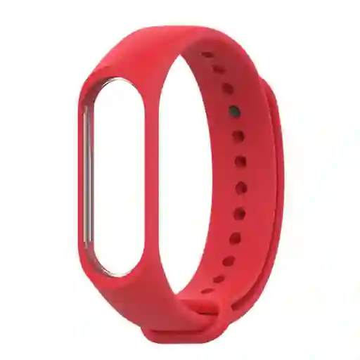 1 Correa Pulsera Rojo Repuesto Para Smartband M4, M5, M6