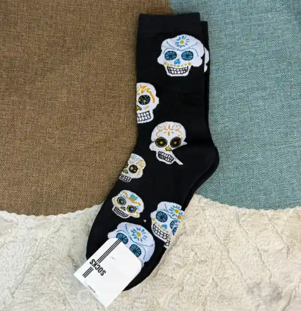 Medias Negras De Diseño / Mexicana / Carabelas