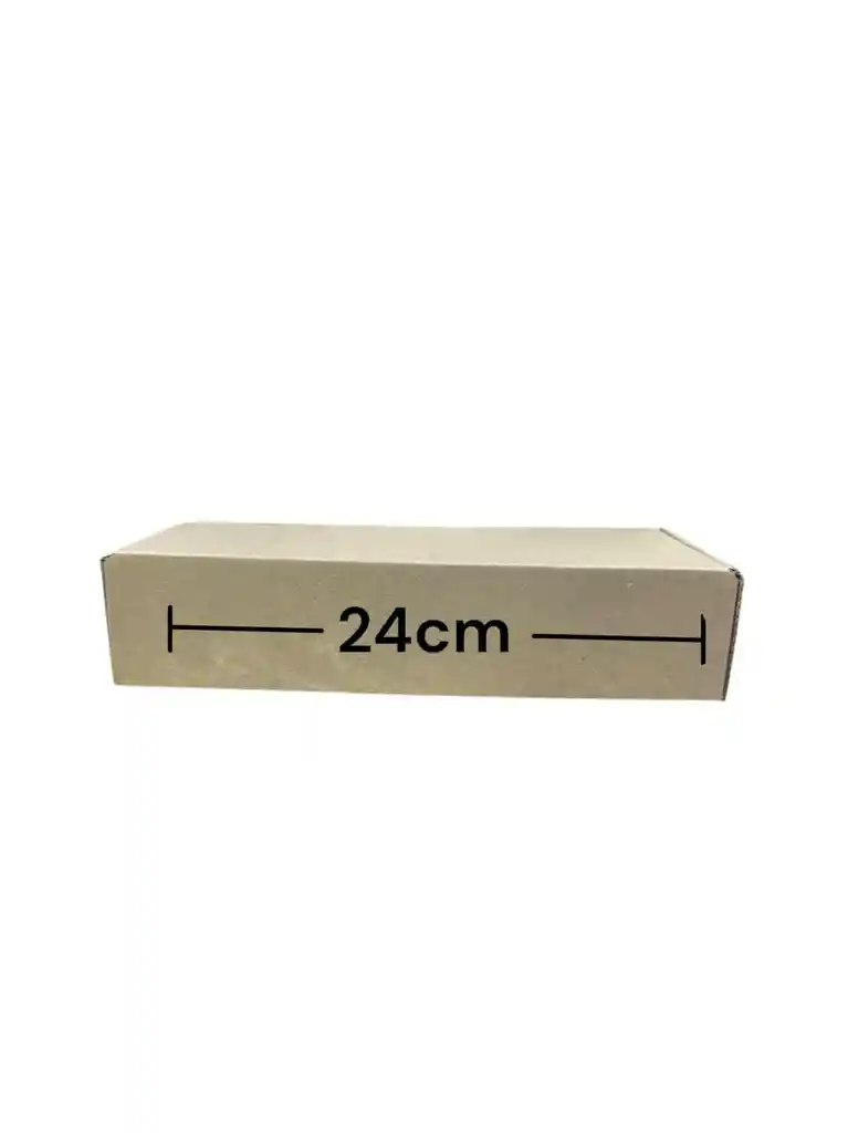 Caja Troquelada 24x11x5cm Plegable