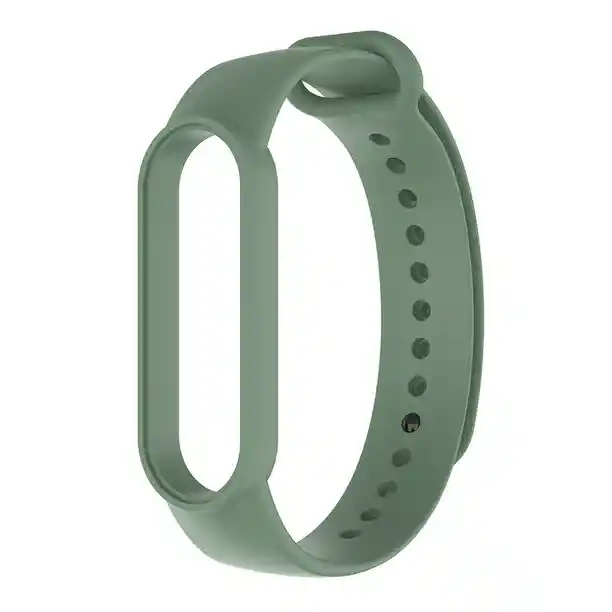 1 Correa Pulsera Verde Militar Repuesto Para Smartband M4, M5, M6
