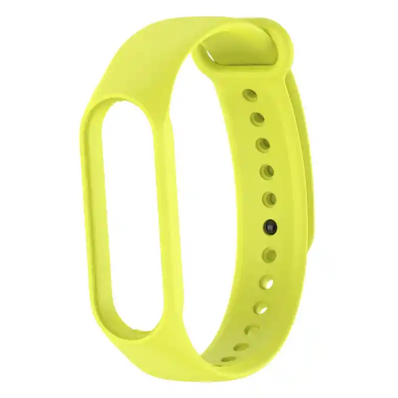 1 Correa Pulsera Verde Fosforescente Repuesto Para Smartband M4, M5, M6