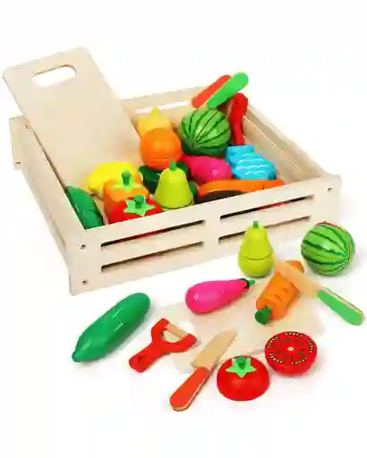 Set De Cocina Infantil – ¡17 Piezas Para Jugar, Cortar Y Aprender!