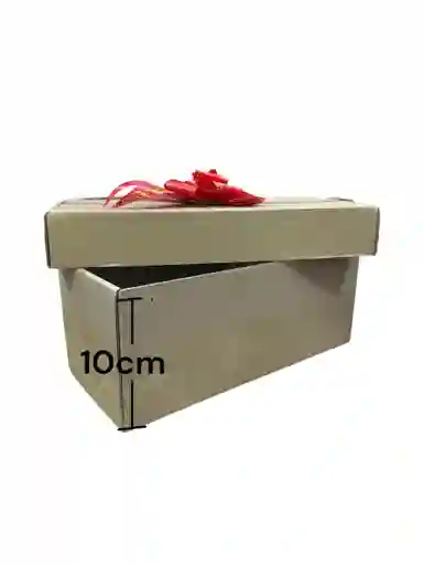Caja Troquelada 26x10x10 Plegable Tapa Base