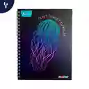 Cuaderno Argollado X-presarte Tapa Dura Grande 80 Hojas Linea Corriente (diferentes Motivos) Femenino