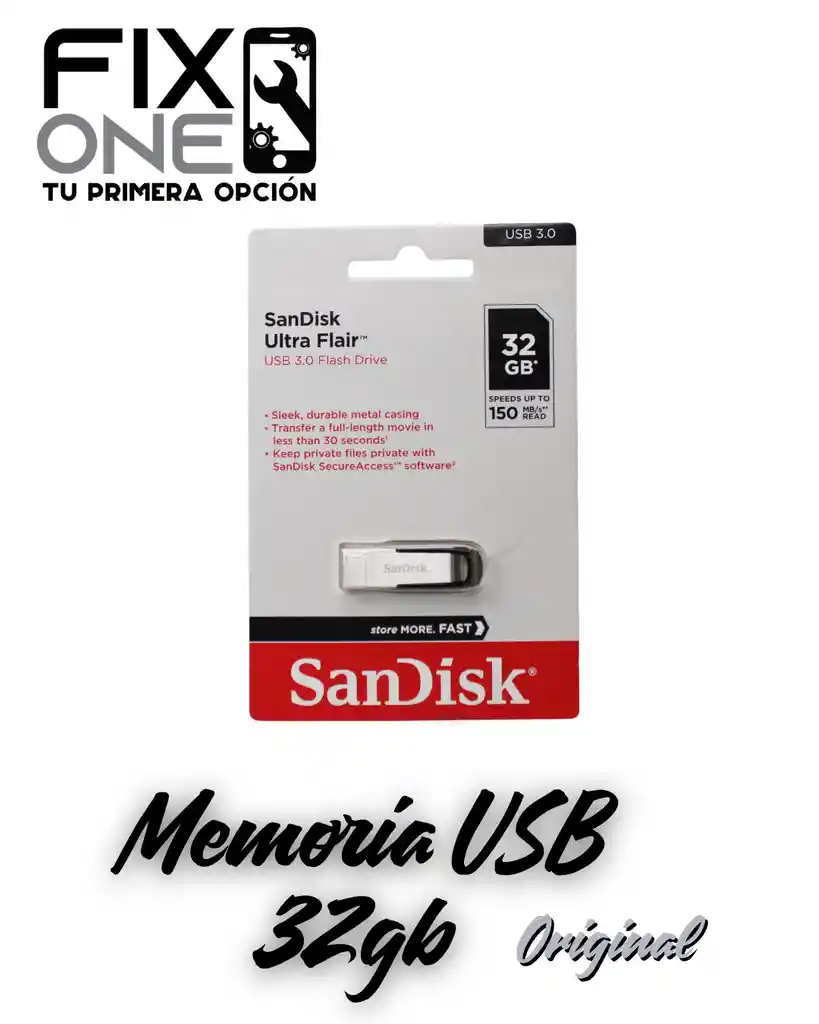Memoria Usb 32 Gb Original Sandisk