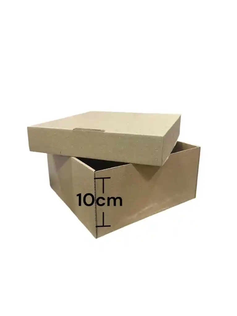 Caja Tapa Base 21x21x10cm Micro Corrugado