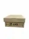 Caja Tapa Base 21x21x10cm Micro Corrugado