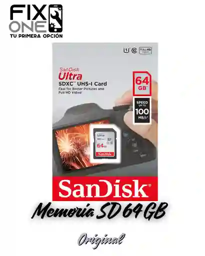 Memoria Sd De 64gb Sandisk Original