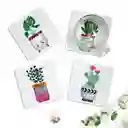 Portavasos Expressions Set 10x10cm 4 Und Mdf Mack