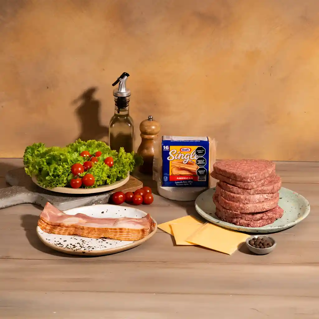 Essential Burger Kit X 8