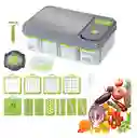 Tabla De Picar Multifuncional Con Cortador – 6 En 1 Para Frutas Y Verduras