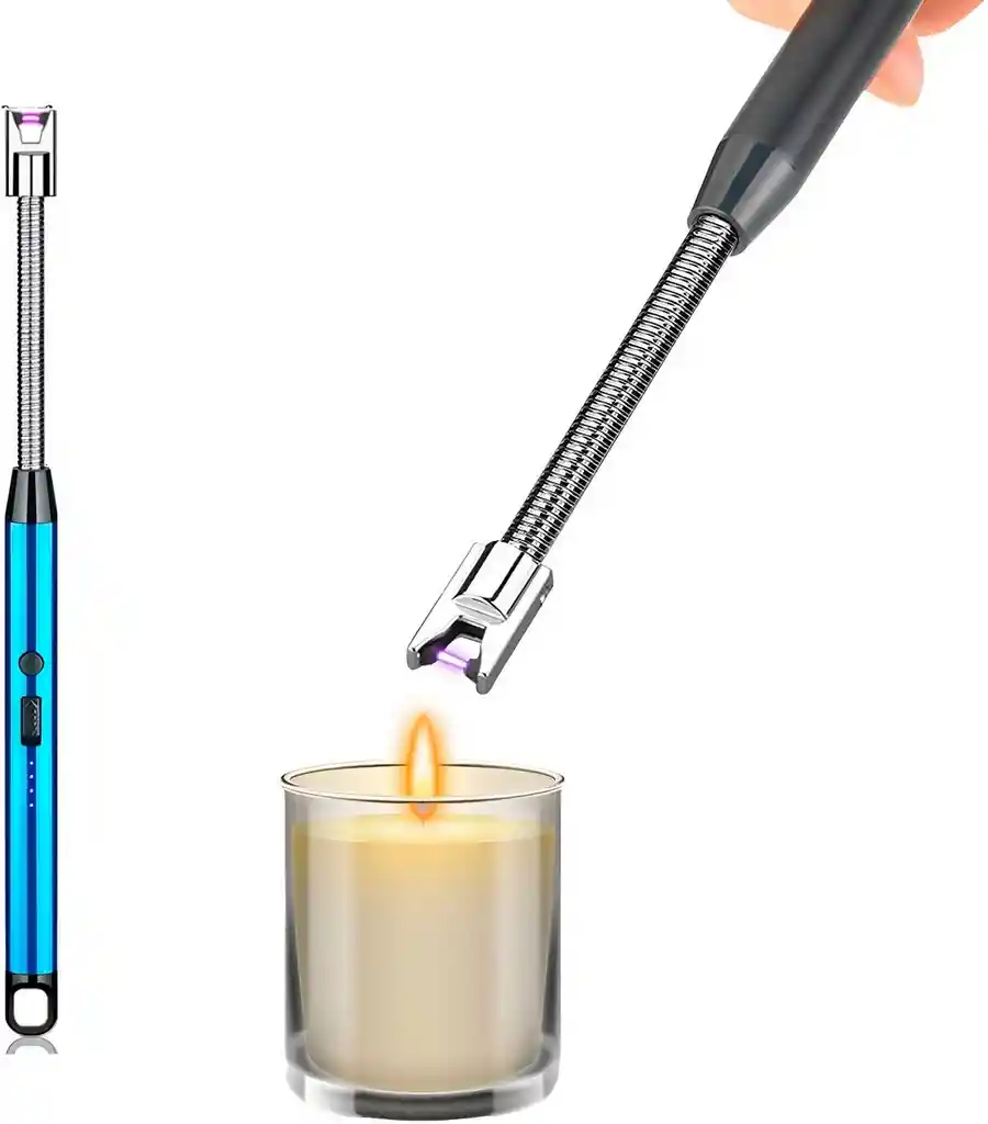Encendedor Eléctrico Recargable Con Cuello Flexible Y Arco