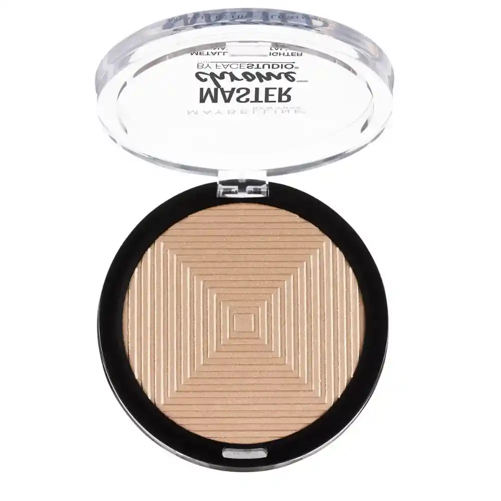 Iluminador Maybelline Facestudio® Master Chrometm Metallic Tono 100 Molten Gold