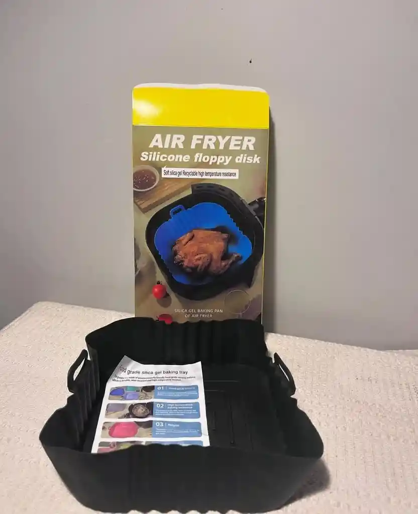 Tapete De Silicona Para Freidora De Aire – Antiadherente Y Reutilizable